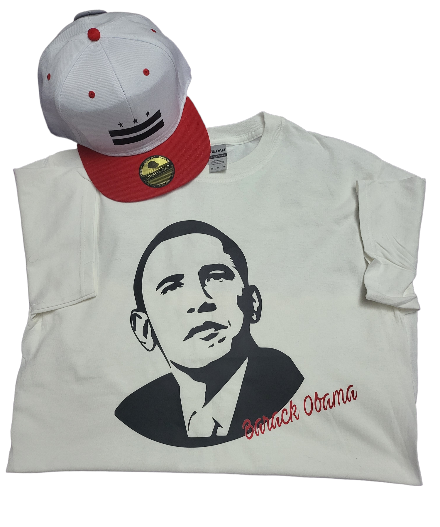 Barack Obama Hat & Shirt Combo